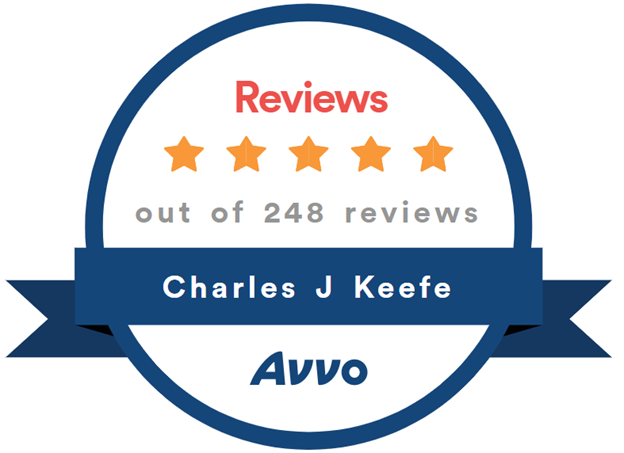 Reviews | 5 Stars | Out of 248 Reviews | Charles J. Keefe | Avvo